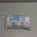 Yarniss Metallic Crochet Yarn for Knitting, Round Hollow Cotton Sparkle Yarn for Bag 3 Skeins of 100g/82yds(Rainbow)