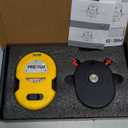 PREXISO Multi Surface Laser Level LED Light Vial, 30Ft Horizontal & Vertical Line Laser with Wall Mount Base, 2 Pins, 10 Sticker, 2 AA Batteries for Hanging Frames & Picture, Construction Wall Writing