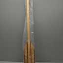 WONITAGO Wooden Canoe Paddle with Anti-Collision Edge, Wood Boat Paddle