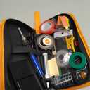 Soldering Iron Kit, 60W 110V Soldering Iron Adjustable Temperature, Desoldering Pump, 5 Solder Tips, Solder Wire, Stand, Solder Wick.