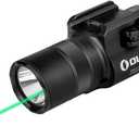 OLIGHT Baldr Pro R 1350 Lumens Magnetic USB Rechargeable Tactical Flashlight with Green Beam and White LED Combo, Rail Mount Weaponlight Compatible with 1913 or GL Rail, Built-in Battery (Black)