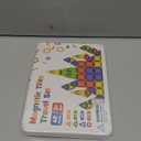 Portable Magnetic Tiles Travel Set 40PCS Travel Magnetic Building Blocks with Storage Box STEM Educational Toys for Airplane & Car Travel Christmas for Kids Ages 3-8