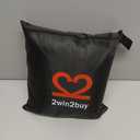 Riding Lawn Mower Cover, Upgrade Heavy Duty 600D Waterproof Polyester Oxford Tractor Cover UV & Dust & Water Resistant, Universal Fit Decks up to 54" with Drawstring & Storage Bag (Black and Grey)