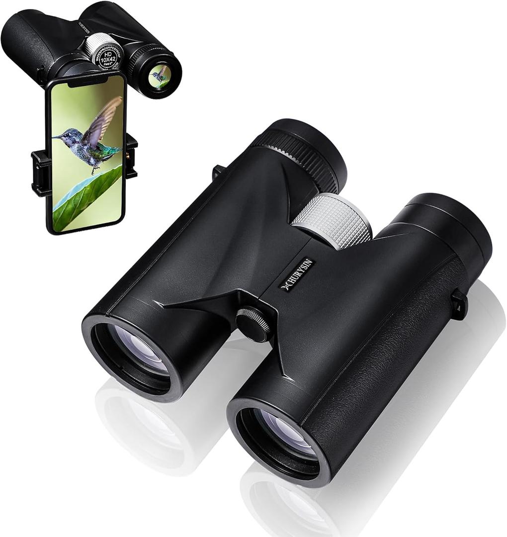Professional HD 10x42 Binoculars for Adults  High-Powered with Ultra-Clear HD Optics, Nitrogen-Filled and Waterproof  Perfect for Hunting, Birdwatching, and Outdoor Adventures