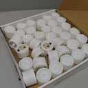 Homemory 72-Pack Novelty Flickering Flameless Tea Lights, 200+Hours Battery Operated, Fake Electric LED Votive Candles for Small Wedding Table Centerpieces, Proposals, Anniversaries (Warm White)