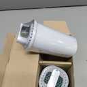 HOMEWATER Pitcher Replacement Water Filter Cartridge, White, BPA-Free ABS Material, 2-Pack, 10-Cup Pitcher Compatible (FG-RF-PITCHER-2PK)