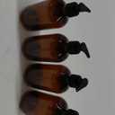 Mochiglory 500ML Large Capacity Empty Lotion Pump Bottles, Plastic Brown/Green Soap Lotion Pumps Dispensers Bottle.                 Size.     4-Pack(Brown-500ml)
