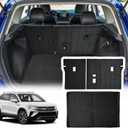 Cargo Liner Compatible with 2022-2025 Volkswagen Taos AWD Trunk Mat Back Seat Cover Protector(Not for FWD)(Backrest+Trunk Mat)