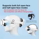 Globular Cluster F3 V3 Magnetic Facial Interface for Quest 3, Flexible and Adaptive Frame with Multi-Material Pads, Not Compatible with Quest 3S or Official Charging Dock