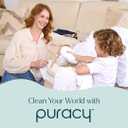 Puracy Carpet Shampoo Pet Carpet Cleaner Solution, Stain Remover, Pet Stain & Odor Remover, Rug & Upholstery Cleaning Solution, Concentrated (Fresh Citrus, 25oz)