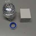 Shower Filter, 20 Stage Shower Head Filter for Hard Water with 2 Cartridges, High Output Shower Water Filter to Remove Chlorine, Fluoride and Other Impurities, Improves Skin Condition, Protects Hair (Chrome)