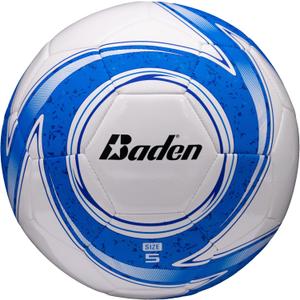 Baden Z-Series Soccer Ball – Size 3, 4, or 5 – Machine Stitched Durable Ball for Outdoor Play, Camps, Practice & Training – Cushioned Cover with Reinforced Bladder