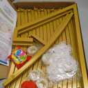 Wokceer Round Backdrop Stand 7.2FT Circle Balloon Arch Frame Circle Backdrop Stand Gold Round Arch for Wedding Birthday Party Bridal Shower Anniversary Event Ceremony Decoration