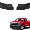 Black Front Bumper Filler Panel Left and Right Plastic Replacement for 2016-2018 Silverado 1500 84052264 84052265