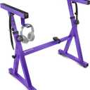Liquid Stands Piano Keyboard Stand - Z Style Adjustable and Portable Heavy Duty Music Stand for Kids and Adults -Fits 54-88 Key Electric Pianos - Sturdy Musical Keyboard Stand (Purple)