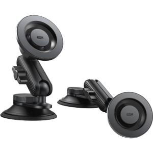 ESR MagSafe Car Mount, Vacuum Magnetic Car Mount, OmniLock 360 Adjustable Magnetic Phone Holder for Car, Suction Cup Phone Holders for Your Car, for iPhone 16/15/14/13/12/Samsung, All Smartphones