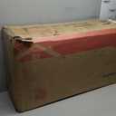 Vabches Make Up Vanity Desk with Mirror and Lights, White Vanity Table Set with Charger Station,Girls Small Vanity and Storage Chair