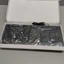 SABLUTE Large Print Backlit Keyboard, USB Wired Computer Keyboard with Backlight Memory Function, Wrist Palm, 7-Color Lighted Office Home Keyboards,Light Up Keyboard for Windows Desktop, Laptop, PC