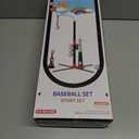 3-in-1 T Ball Set - Adjustable Height, Hanging Tee Ball Set with Automatic Pitching Machine/6 Balls/Retractable Bat, TBall Stand Suit for Outdoor, Sport Toys Gifts for Kids Boys Age 3+