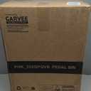 Garvee Slim Kitchen Trash Can 13 Gal, Skinny Stainless Steel Garbage Can with Removable Inner Bucket & Soft Close Lid, Narrow Trash Bin for Bathroom Living Room Office, Black