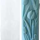XIAOSHUI Tulip Cylinder Cylinder Candle Molds Tulip Flower Pillar Candle Silicone Mold for Candles Making Resin Casting Aromatherapy Candles Gypsum Craft Home Decorate