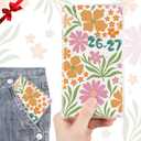 2 x ReliThick 2026-2027 Pocket Calendar for Purse Small Monthly Planner for Women Colorful Academic Handy Weekly Pocket Planner Journal Notebook Christmas New Year Gift Sister Friends Women