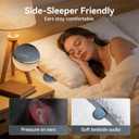 Kinglucky X50 Pillow Speaker for Sleeping, Built-in White Noise Sound Machine Pink Noise for Sleeping, Auto-Off Timer Portable Bluetooth Speaker Under Pillow Rechargeable for Side Sleeper, Blue