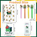 64 Pcs Motivational Pens Notebook Gifts Bulk Pens and Greeting Notebook Journals,Funny Pens and Cards for Coworkers, Teams, Teachers, Students,Nurses,Office