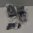 Vinyl Fence Gate Double Gate Hardware Kit Black (for Vinyl, PVC etc Fencing) Fence gate Hardware Fence Gate Kit has 4 Hinges, 1 Latch, and 1 Drop Rod(MWJ)