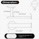 Toilet Paper Holder Wall Mount Toilet Roll Holder Bathroom Hardware Matte Black Stainless Steel AN2001MB