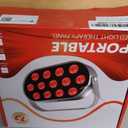 Red Light Therapy Box, 13pcs 2in1 LED with 660&850, Aluminum Alloy, Red Light Panel with Soft Belt, Rechargeable 5000mA (13 LEDs) Red Light Therapy Panel for Body