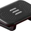 Under Desk Footrest Ergonomic Foot Stool with Massage Rollers Portability Desk Leg Rest for Home Office Work(Black)