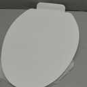 KOHLER K-26801-0 Impro ReadyLatch Quiet Close Elongated Toilet Seat, White Toilet Seat, Grip-Tight Bumpers, New Home Essentials, Slam Prevention