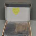 Dark Blonde Wig with Bangs for Women Long Wavy Wigs 26 Inch Blonde Wigs Natural Looking Heat Resistant Synthetic Wig for Daily Party Use