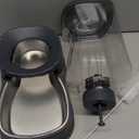 Gardner Pet Automatic Dog Water Dispenser Gravity Stainless Steel Water Waterer Feeder, 100% BPA-Free Large Capacity Water Feeding Bowls for Medium & Large-Sized Dogs Cats Other Pets -(1 Gallon) (Dark Grey)