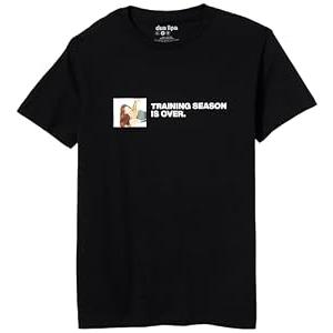 Dua Lipa Unisex's Standard Official Merch Training Season Photo T-Shirt, Black, Medium