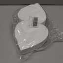 Unomor 2Pcs Heart-Shaped Foam Cake Dummies Set 5.90In Lightweight Cake Models for Wedding Birthday and Party Decoration Practice