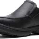 Clarks Mens Bradley Step (12 Wide, Black Tumbled)