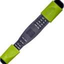 Performore Sliding Adjustable Measuring Spoon  9-in-1 All-in-One, 1/8 TSP to 1 TBSP, for Dry & Liquid Ingredients, Double-Ended, Dishwasher Safe, Plastic, Black & Green
