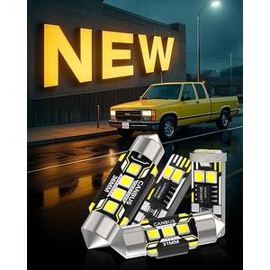 BMT xms Car Interior LED Light Replacement for Toyota Highlander 2020-2024,6000K Super Bright Interior Light Bulbs Package, 6pcs