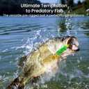 Pristis Jig Head Fishing Lures for Freshwater Saltwater, Weedless Swim Jig Teasers with Sharp Hooks & Exquisite Coating, Pre-Rigged Vibrating Swimbaits Kit Gear for Bass Crappie Walleye Trout Pike