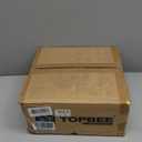 TOPBEE Adjustable Trailer Hitch, Drop Hitch, Tow Hitch Fits 2.5-inch Receiver, 6-inch Drop, 2 and 2-5/16 inch Balls, 18,500 LB,Solid Tube Hitch with Anti-Theft Pin, Silver