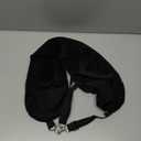 NK HealthCare Stuffable Travel Pillow, Stuffable Neck Pillow for Travel, Neck Pillow Stuffed with Clothes Storage - No Extra Baggage Fees, Fits 5+ Days of Travel Essentials, No Filler (Black)