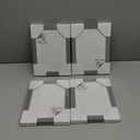 5x7 Picture Frame Set of 4, 4x6 with Mat or 5x7 Without Mat Minimalist Style Photo Frame with Plexiglass Cover for Wall & Tabletop Display