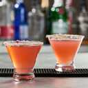 GLING Martini Glasses, 8 oz.,Stemless, Set of 4, Cocktail Glasses for Liquor, whisky, Margarita, Great for Parties, Weddings and All Occasions, Bar, Gift, Crystal Clear Glassware