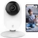 YI 2K 3MP Home Security Camera, Indoor Camera with Person, Vehicle, Animal Detection, Phone App for Baby, Pet, Dog, Monitoring, Compatible with Alexa (2K 1 Count)