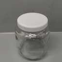 Half Gallon Glass Large Mason Jar Wide Mouth with Airtight Metal Lid - 1/2 Gallon (64oz) Capacity - Pickling, Storing and Canning- BPA-Free Dishwasher Safe- By Kitchentoolz - Made in USA