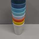 Homestockplus 16 Oz Unbreakable Drinking Reusable Cup Wheat Straw Cups Dishwasher and Microwave Safe Water Glasses BPA Free E-Co Friendly Tumbler CupsSet of 8