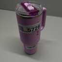 STANLEY Quencher ProTour Flip Straw Tumbler with Leakproof Lid 40 oz | Built-In Straw & Handle | Cupholder Compatible for Travel | Insulated Stainless Steel Cup | BPA-Free | Soft Orchid