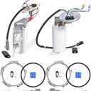 SP2005H SP2007H Front & Rear Fuel Pump Assembly fit for Ford F Super Duty F-150 F-250 F-350 1992-1997 L6 4.9L V8 5.0L 5.8L 7.5L SP2005H Midship Tank 17 Gallon SP2007H Rear Tank 18 Gallons